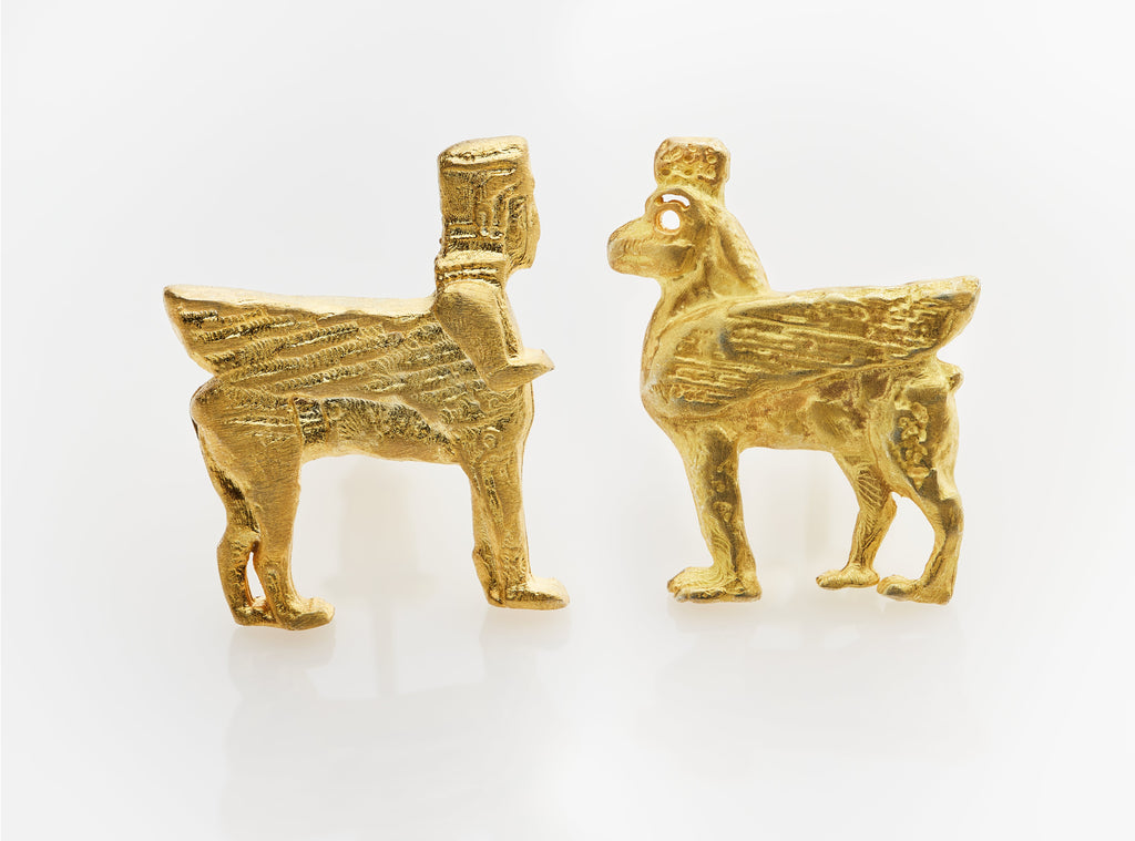 Buy Sphinx of Van Earrings by Arubani