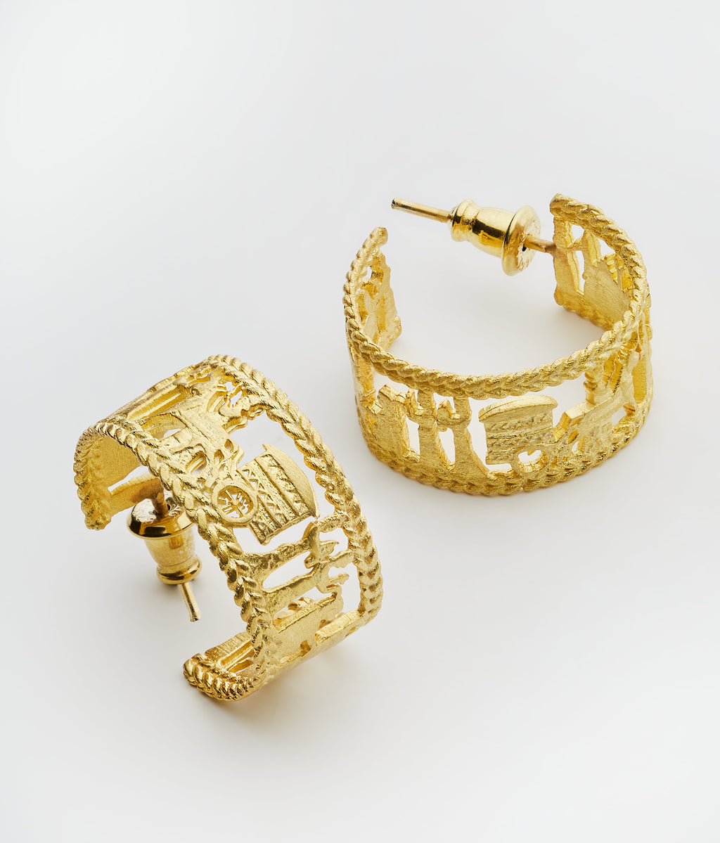 Buy Wedding in Urartu Earrings by Arubani