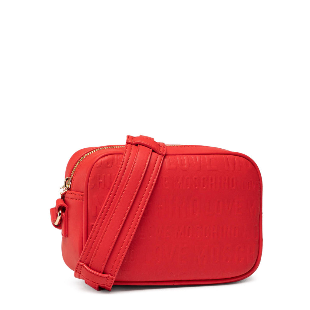 Buy Love Moschino Embossed Logo Zipped Crossbody Bag by Love Moschino