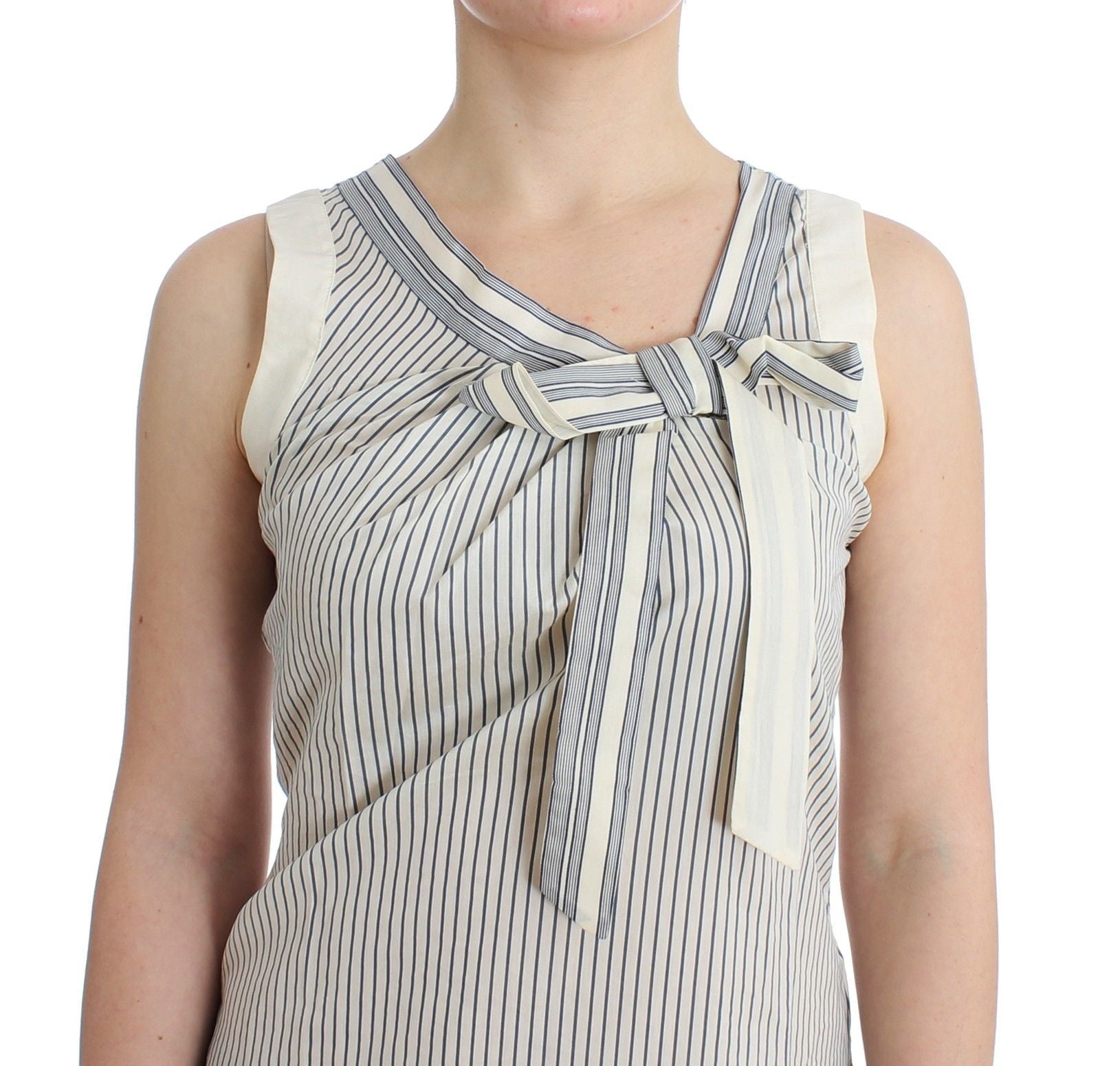 Buy Beachwear Striped Top Blouse Shirt Bow Tank by Ermanno Scervino