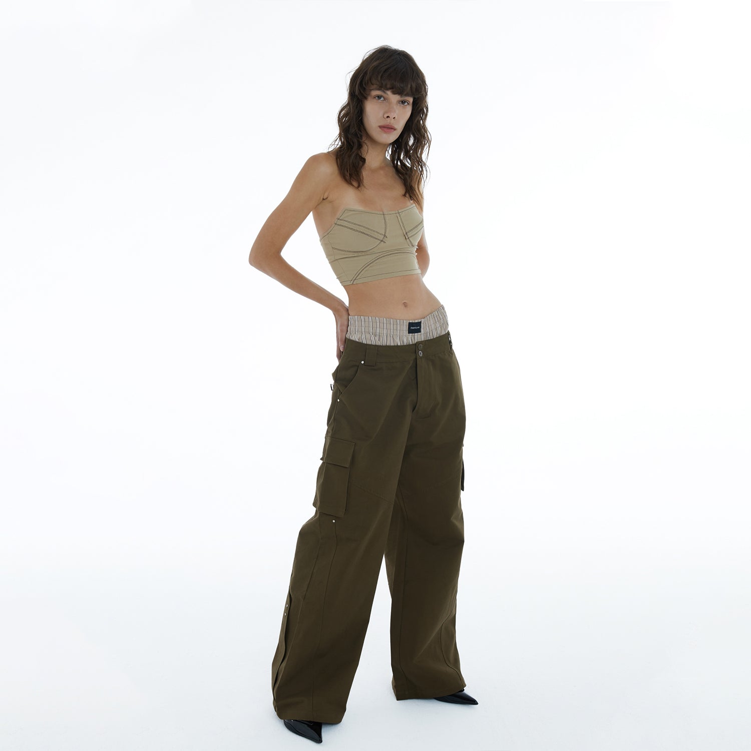 Buy Babes Loose Multi-pocket Lounge Pants by Body404