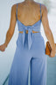 Buy Cropped Tie-Back Cami and Split Pants Set by Faz