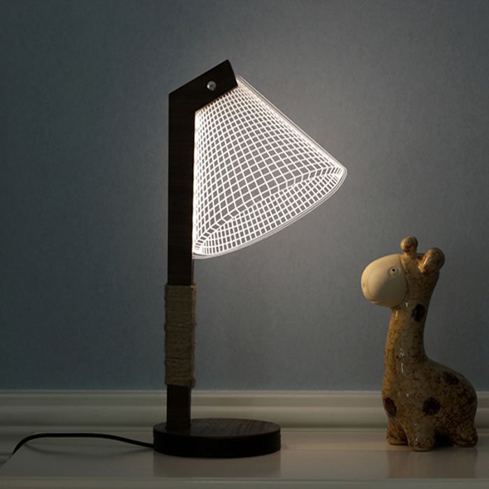Buy 3D Dimmable LED Night Light by Magenta Coco