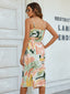 Buy Printed Tie-Waist Spaghetti Strap Dress by Faz