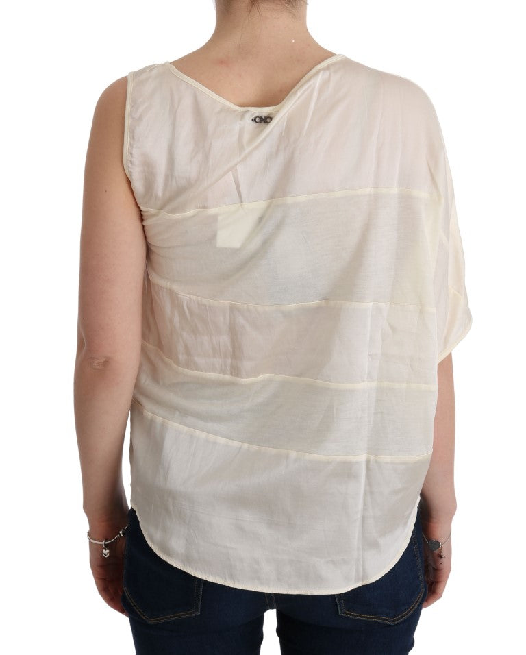 Buy Beige Asymmetric Top Blouse by Costume National
