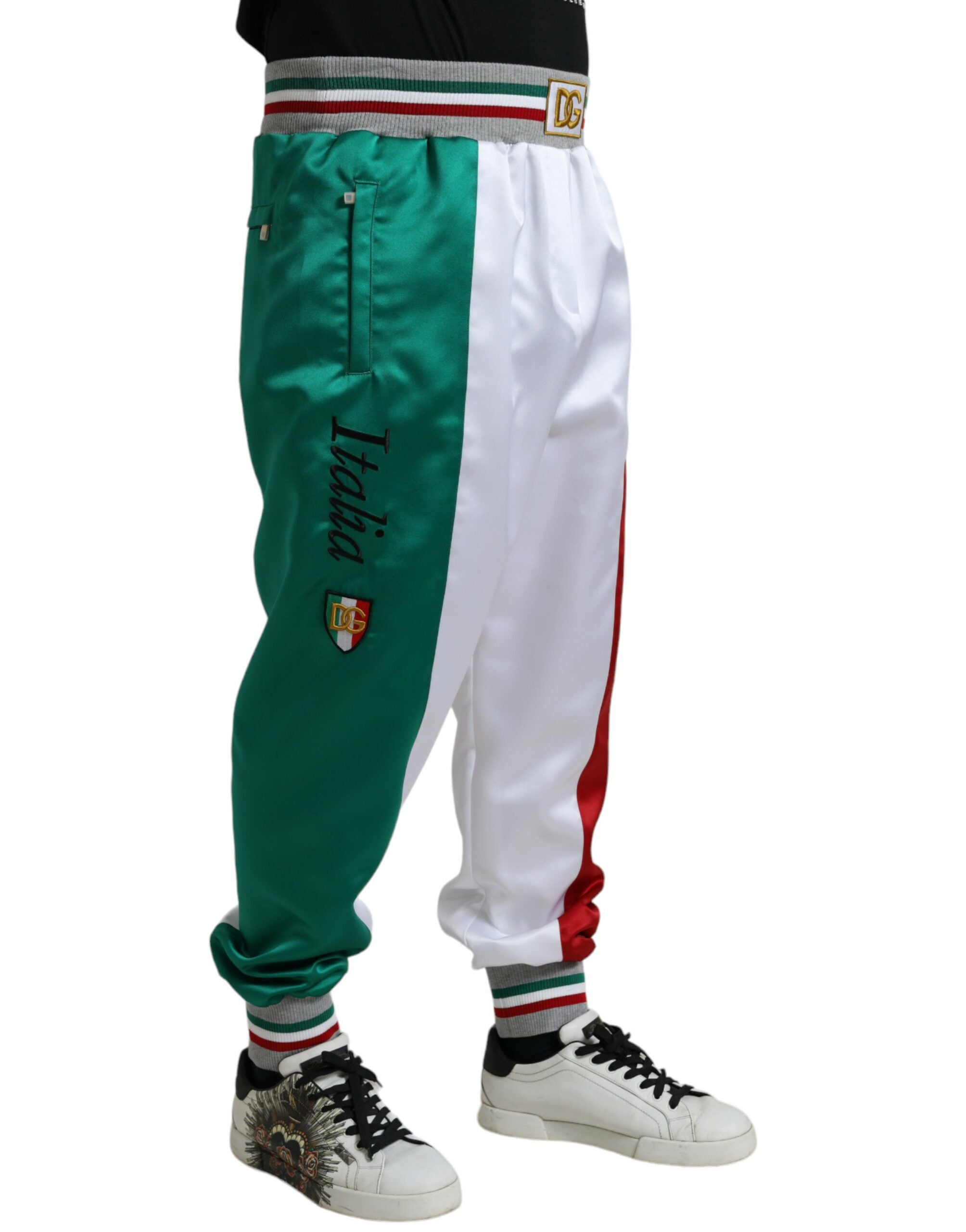 Italian Stripe Jogger Trousers