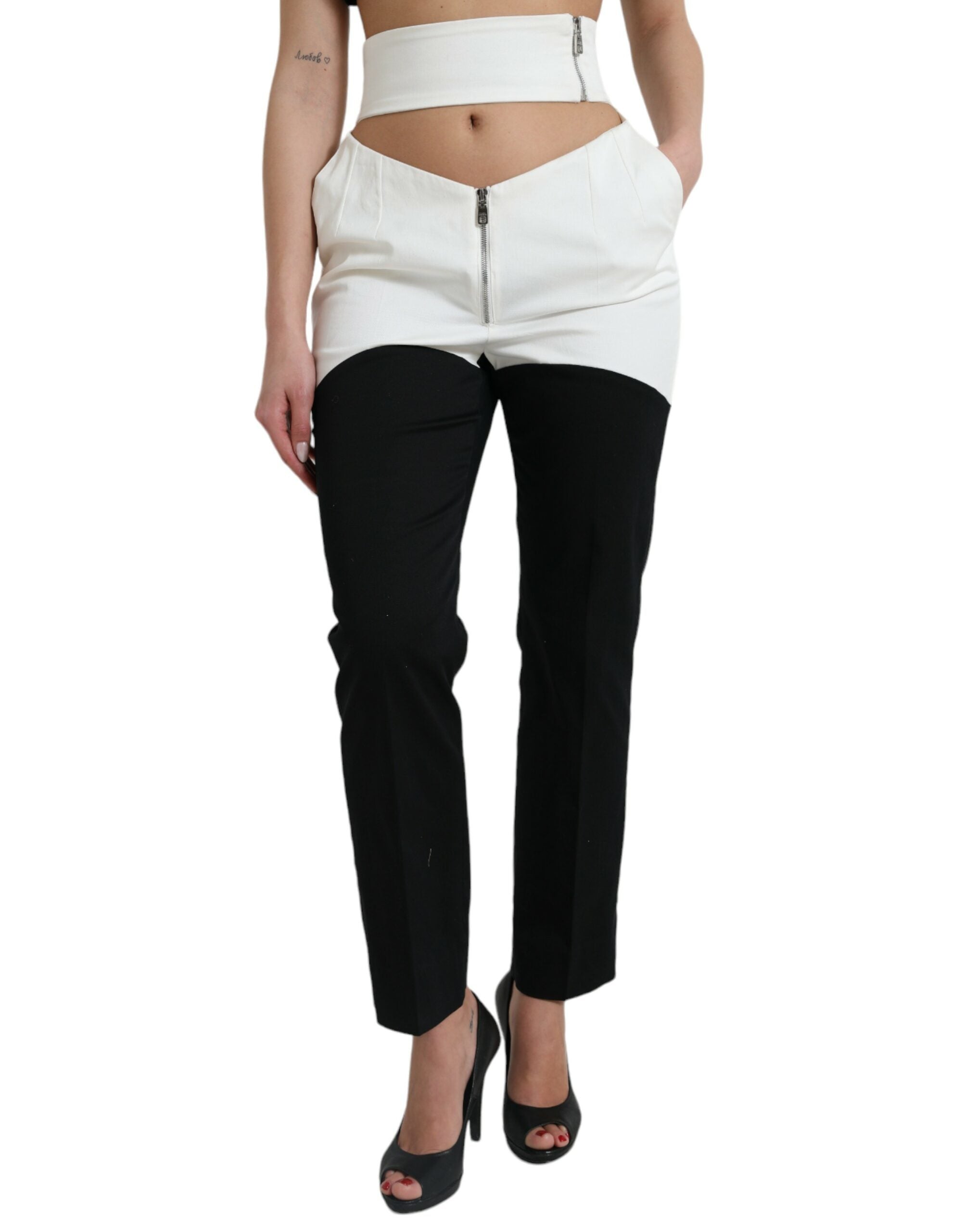 High Waist Tapered Chic Pants