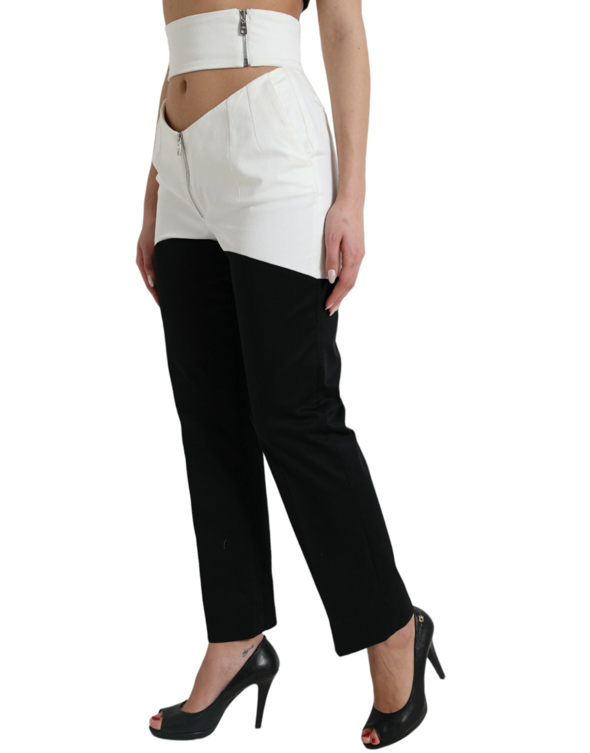 High Waist Tapered Chic Pants