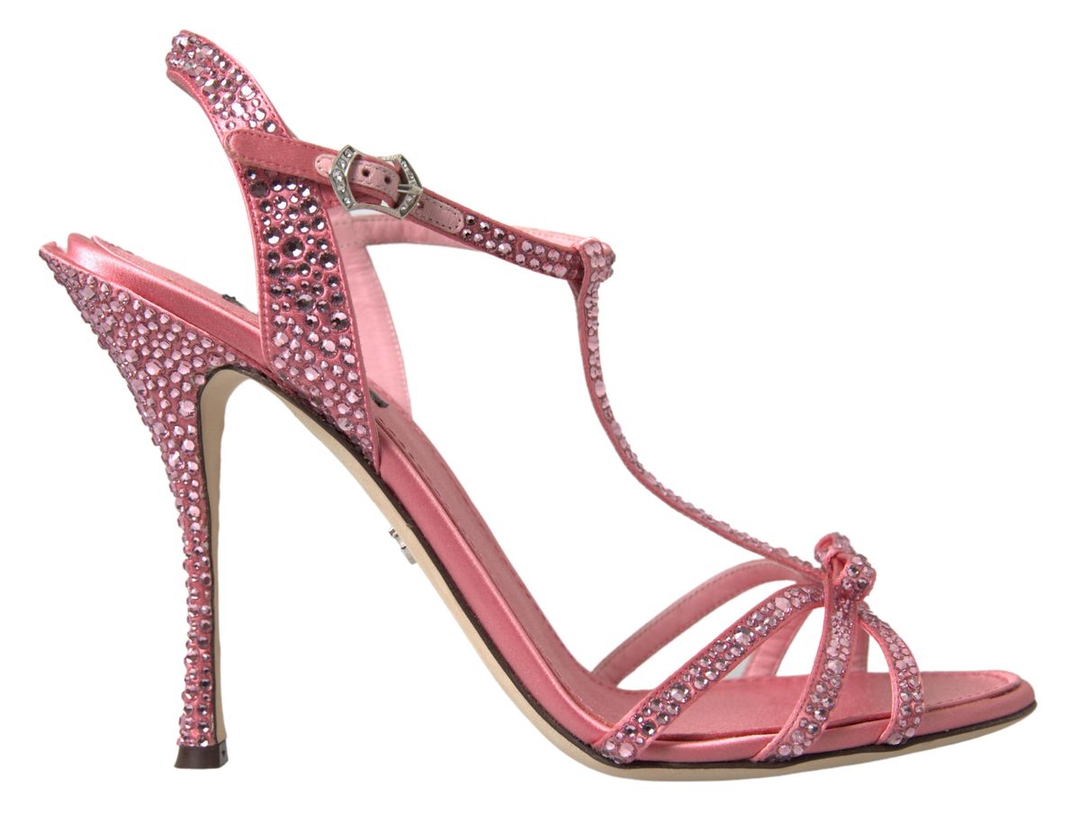 Elegant Pink Ankle Strap Sandals
