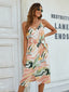 Buy Printed Tie-Waist Spaghetti Strap Dress by Faz