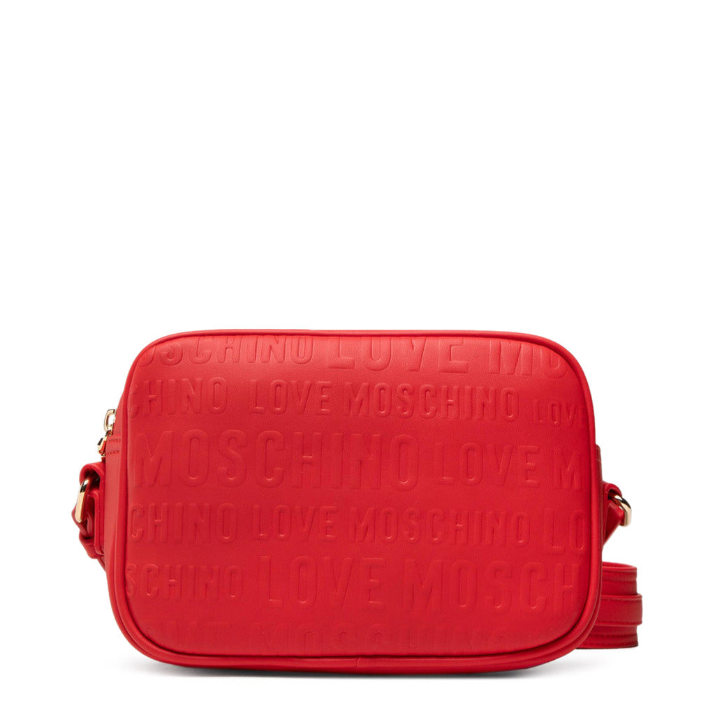 Buy Love Moschino Embossed Logo Zipped Crossbody Bag by Love Moschino