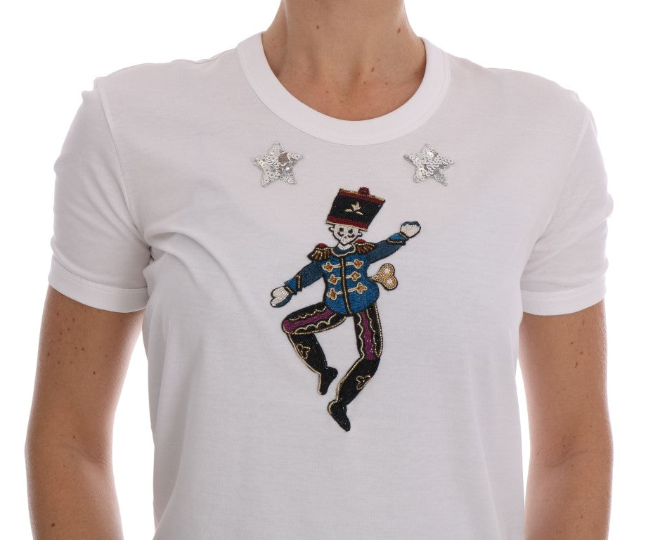 Buy White Cotton Fairy Tale T-Shirt by Dolce & Gabbana