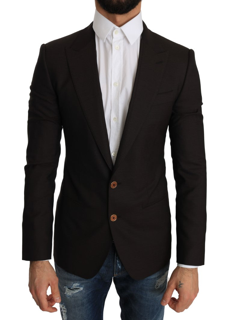 Brown Wool SICILIA Jacket Coat Blazer