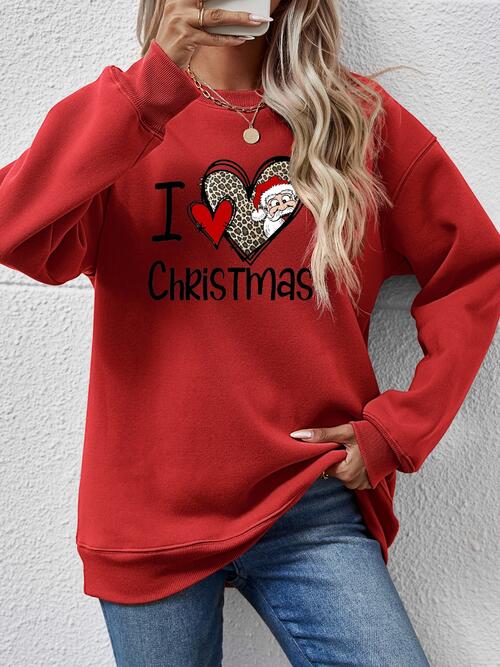 Buy CHRISTMAS Graphic Round Neck Sweatshirt by Faz