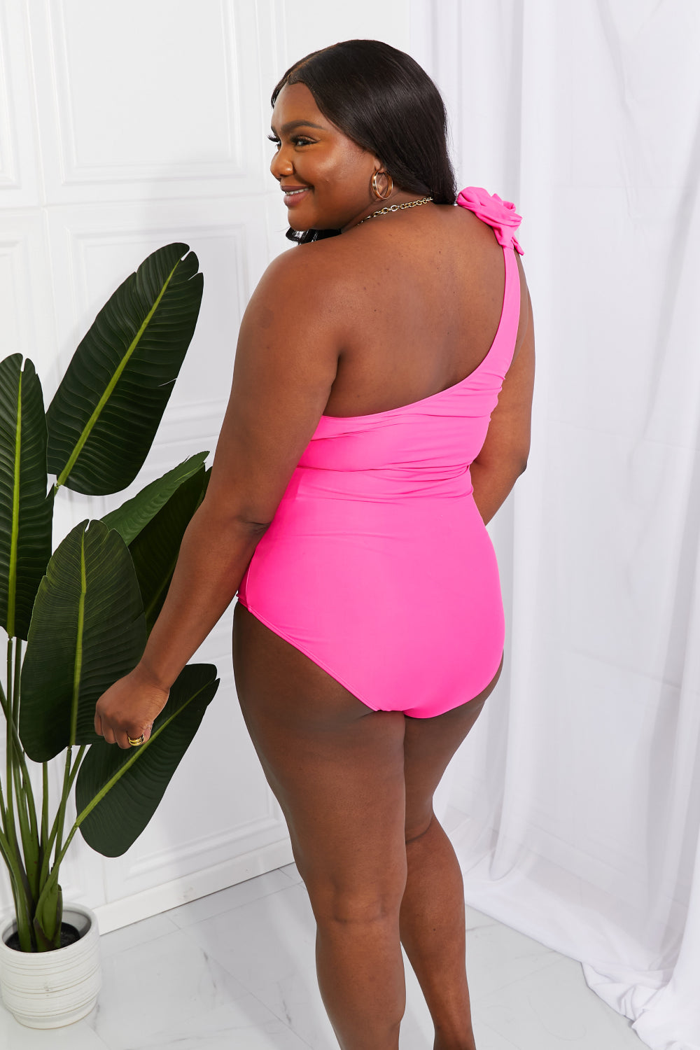 Buy Deep End One-Shoulder One-Piece Swimsuit by Marina West Swim