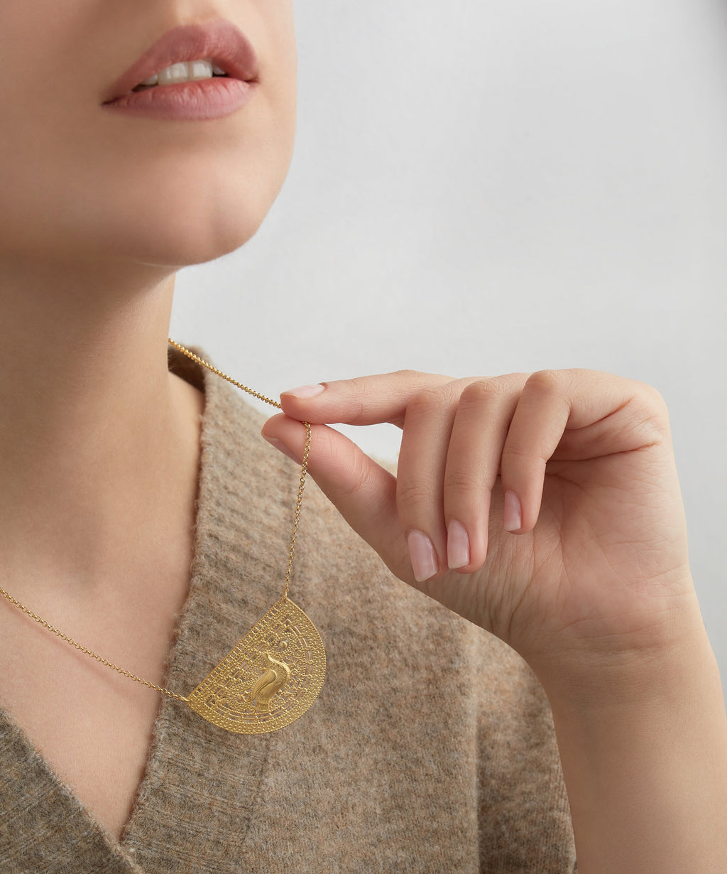 Buy Doves of Geghard Necklace by Arubani