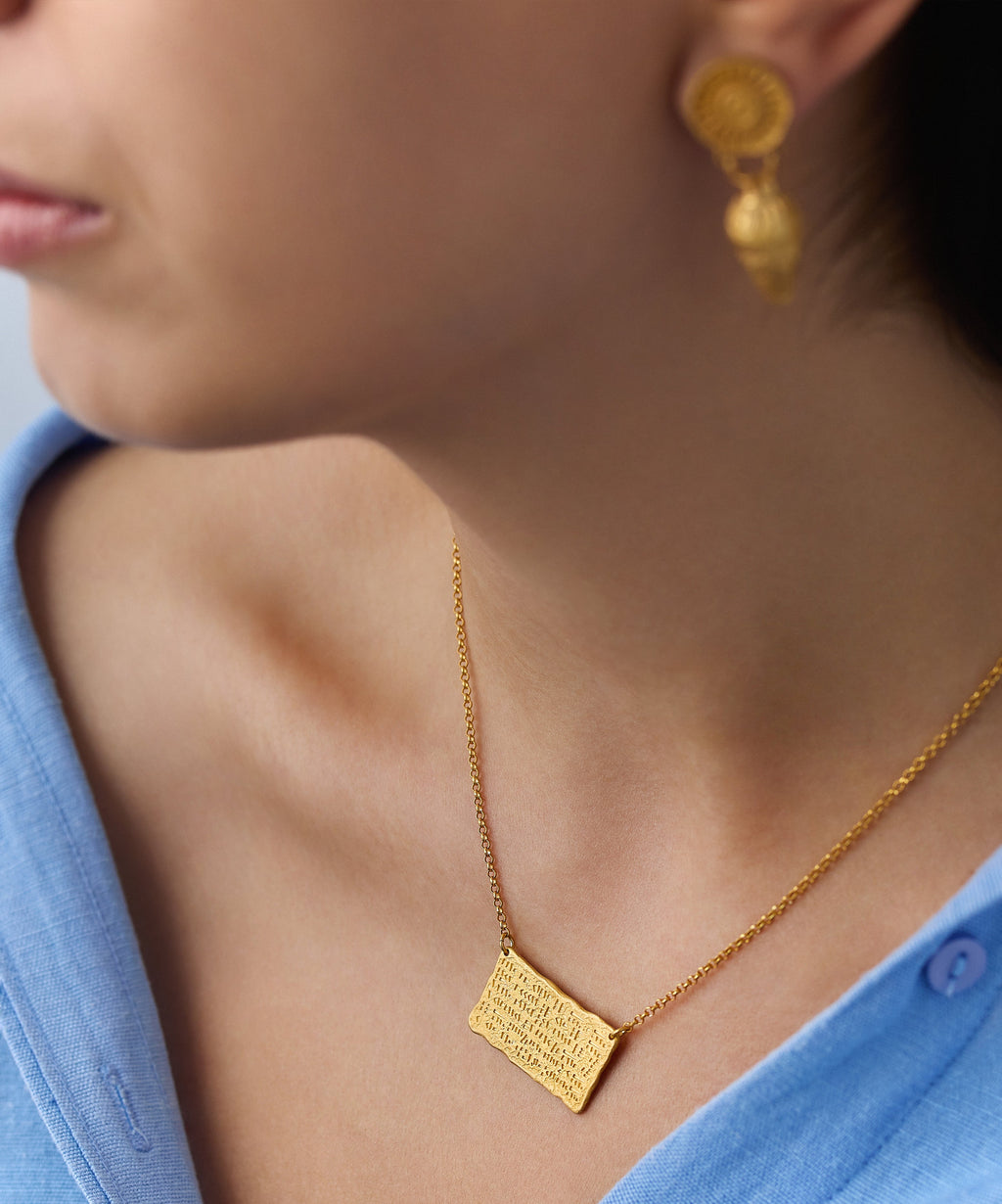 Buy Erebuni Cuneiform Necklace by Arubani