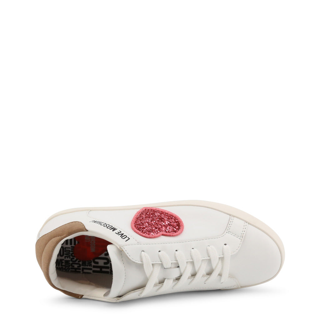 Buy Love Moschino Round Toe Low Top Sneakers by Love Moschino
