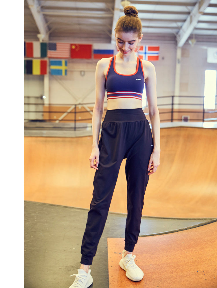 Buy Black Fitness Loose Pants by Body404 by Body404