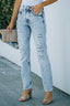 Buy Acid Wash Distressed Jeans with Pockets by Faz