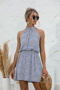 Buy Floral Tied Sleeveless Mini Dress by YO
