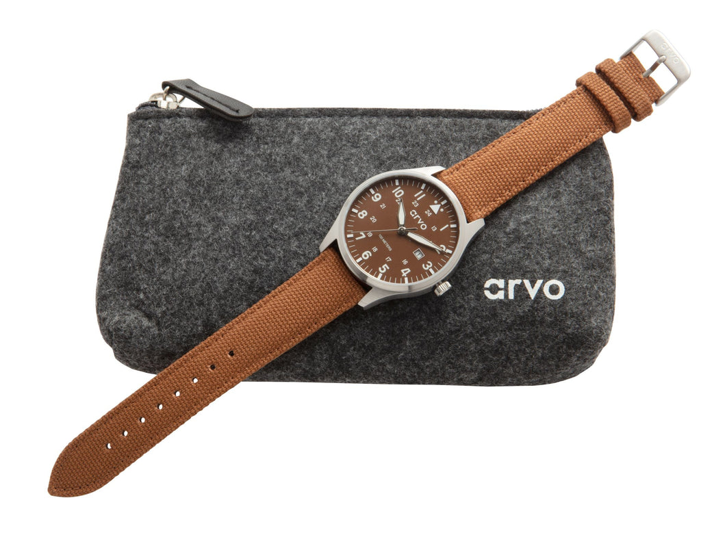 Buy Arvo Rove Field Watch - Buckeye Brown by Arvo