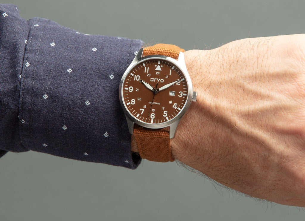 Buy Arvo Rove Field Watch - Buckeye Brown by Arvo