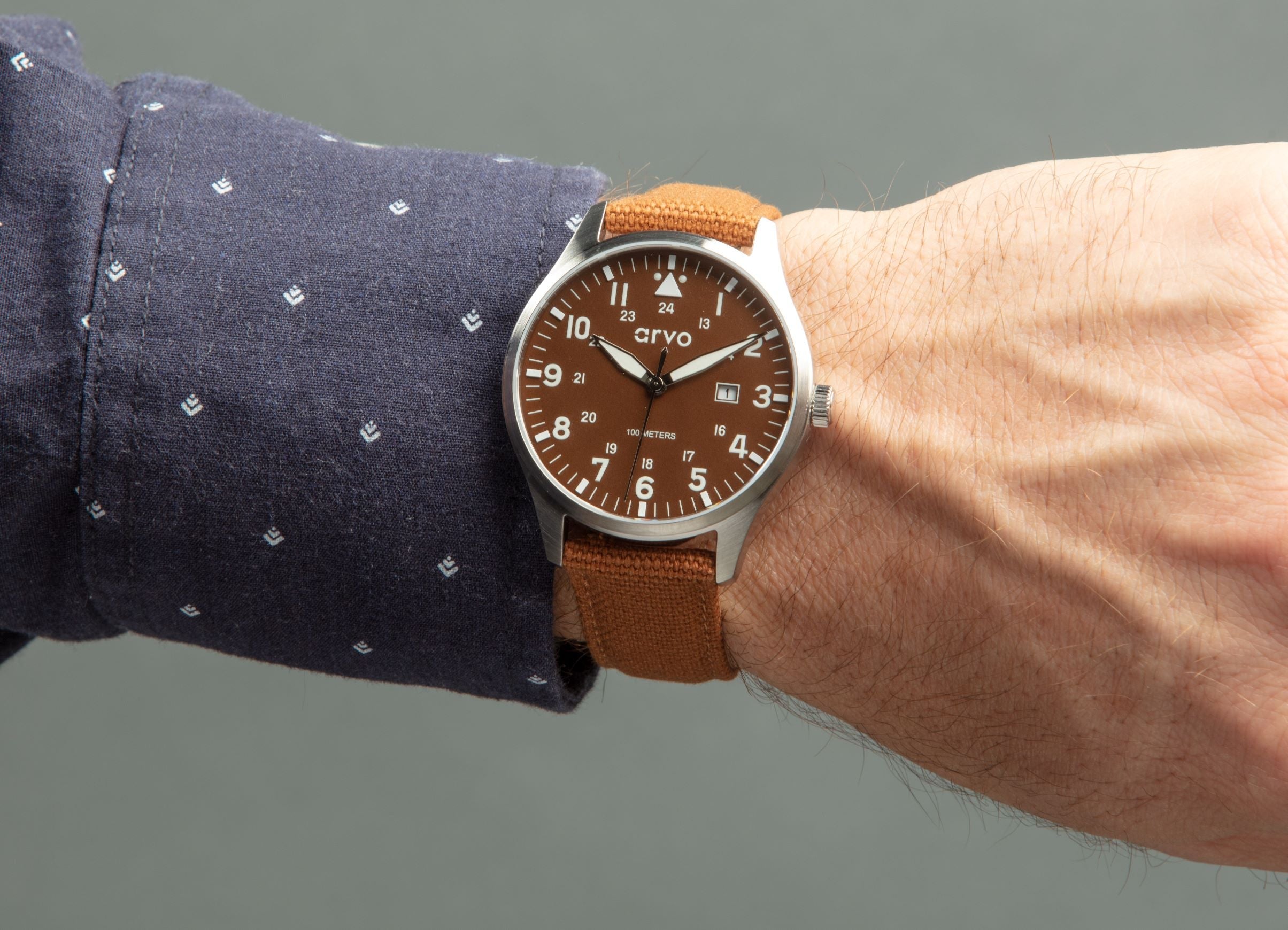 Buy Arvo Rove Field Watch - Buckeye Brown by Arvo