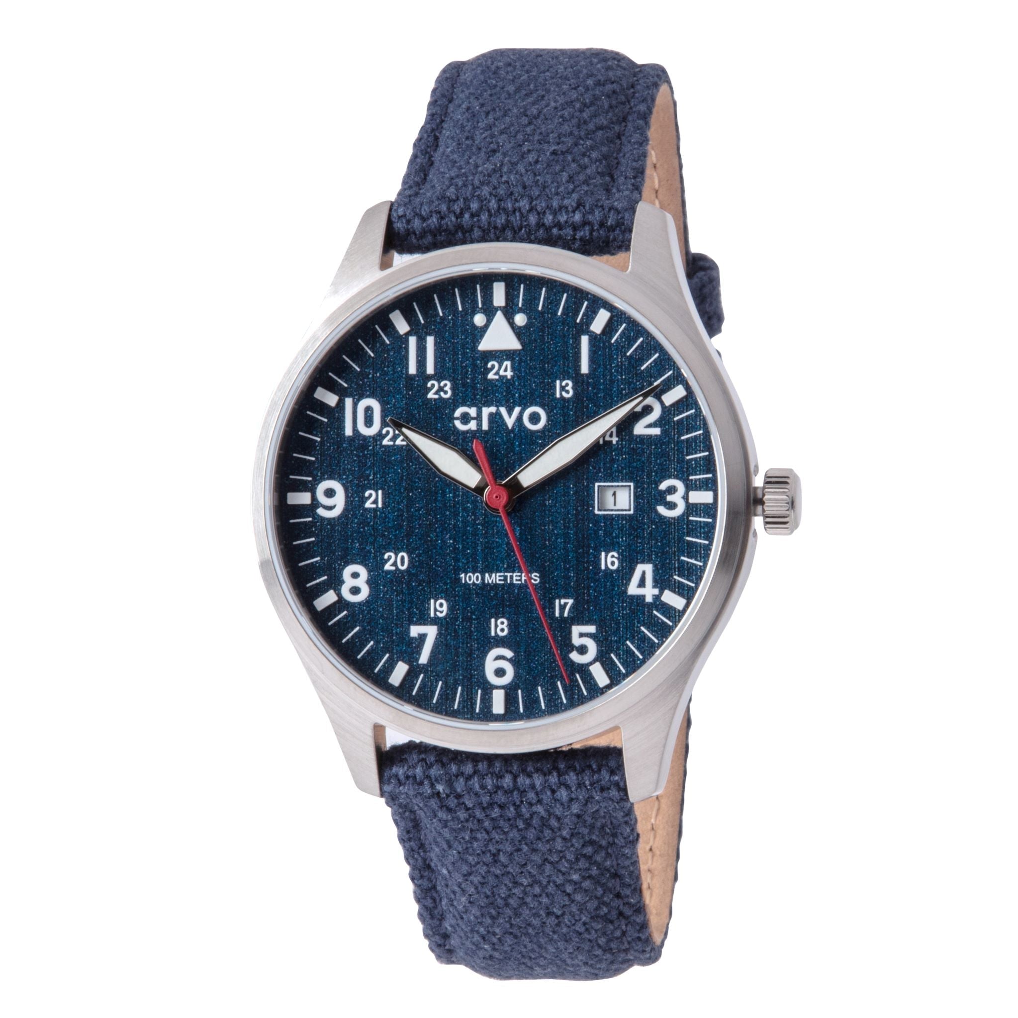 Buy Arvo Rove Field Watch - Jeans Blue by Arvo
