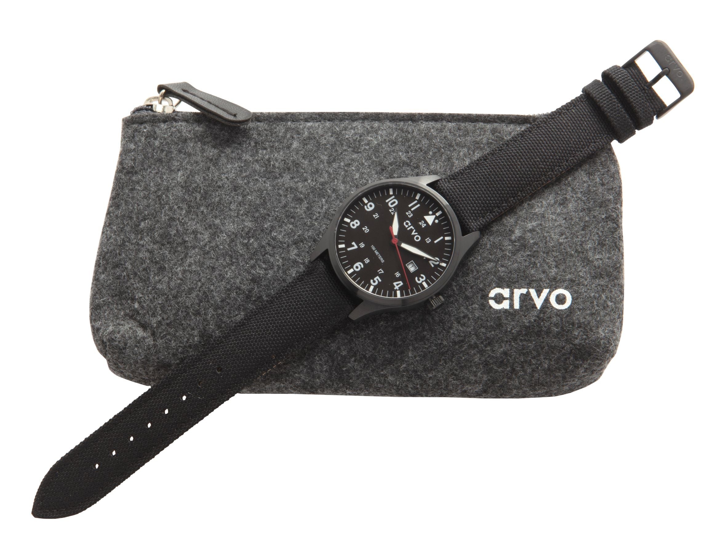 Buy Arvo Rove Field Watch - Sky Black by Arvo