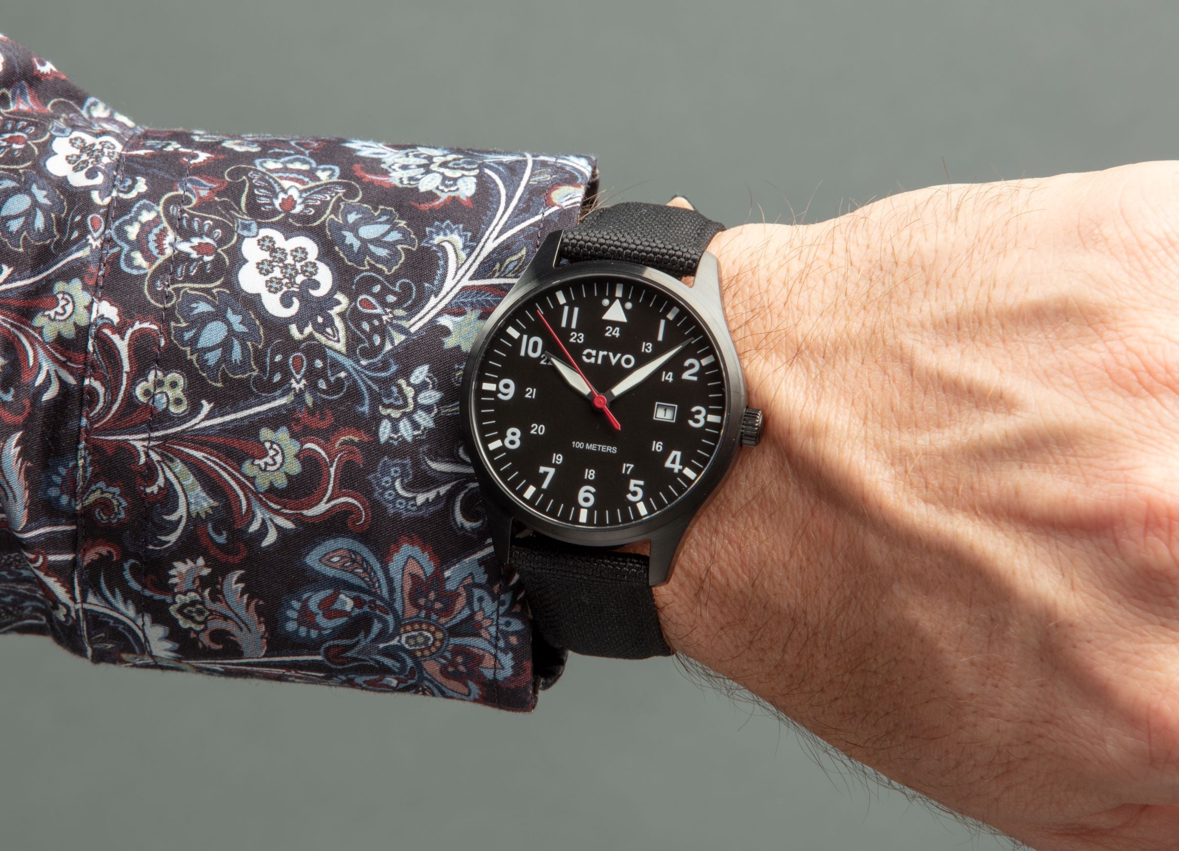 Buy Arvo Rove Field Watch - Sky Black by Arvo