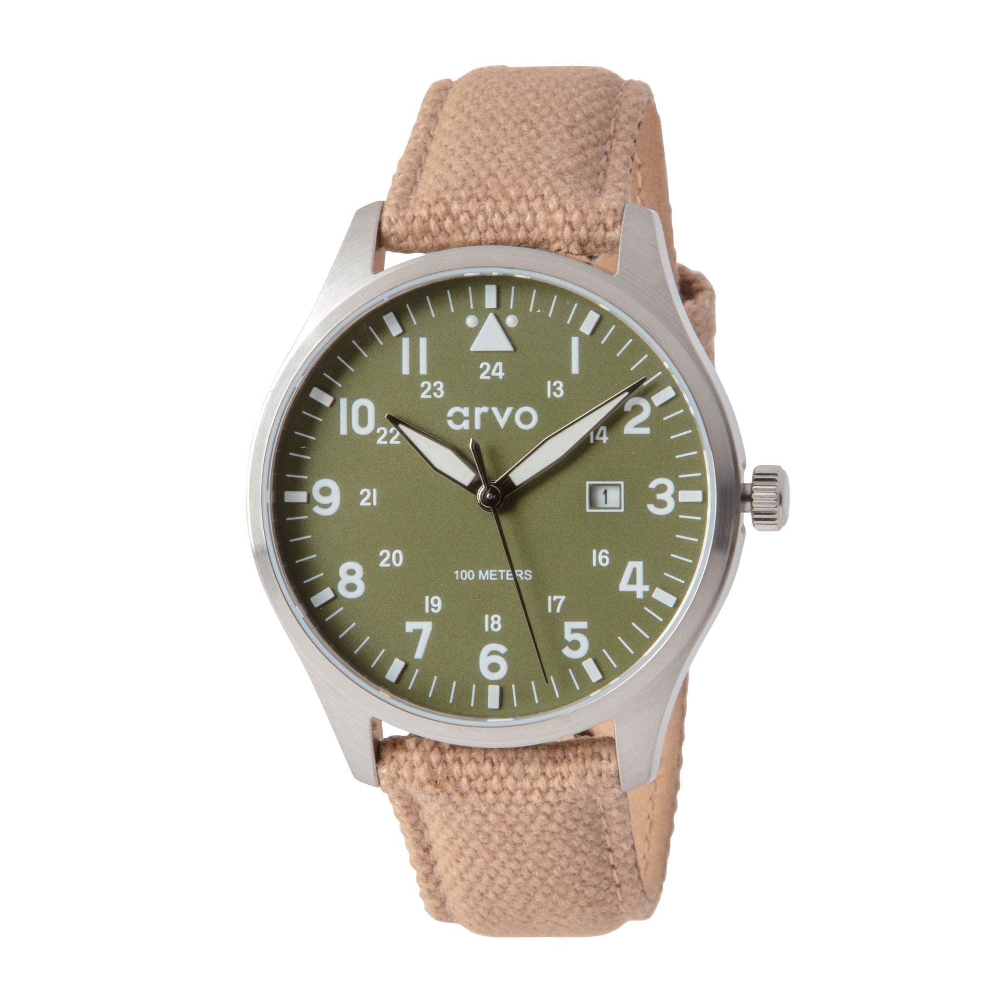 Buy Arvo Rove Field Watch - Spring Green by Arvo