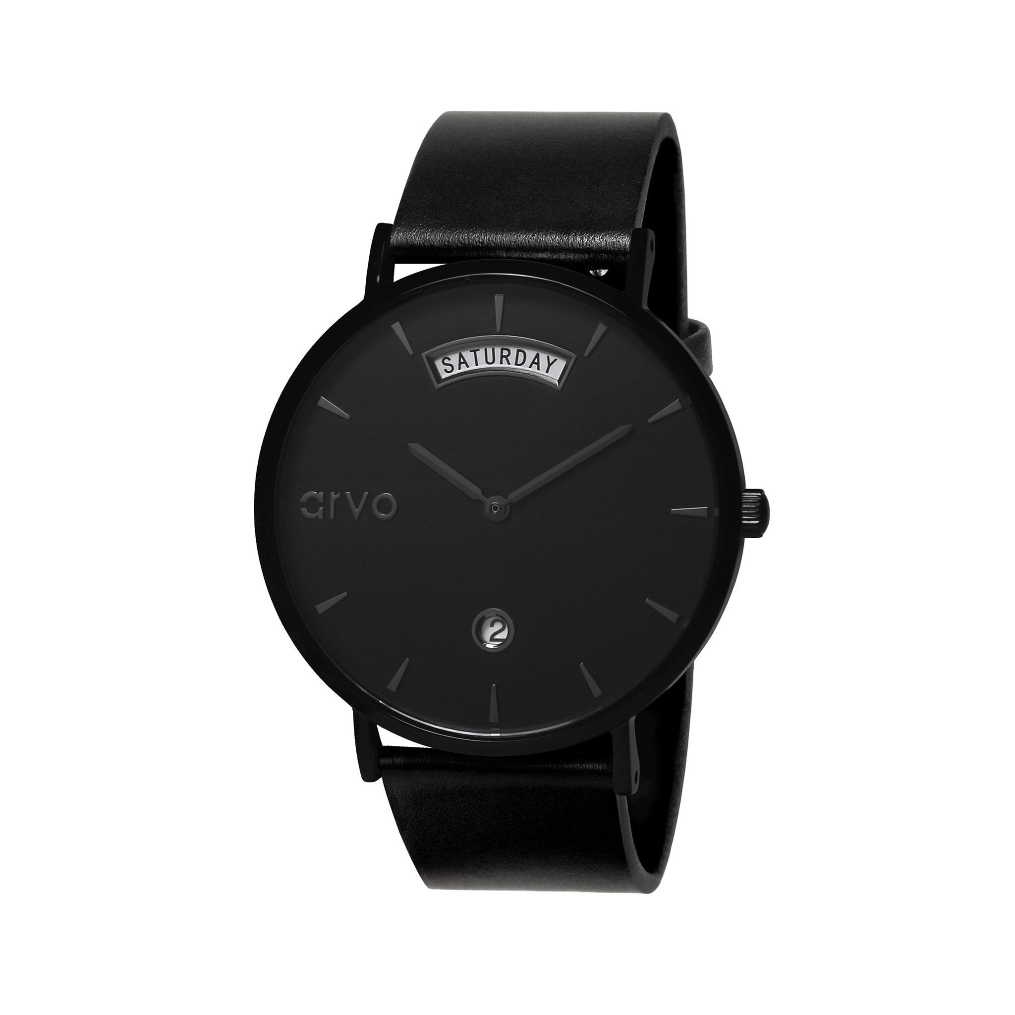 Buy Arvo Black Awristacrat Watch - Black Band by Arvo