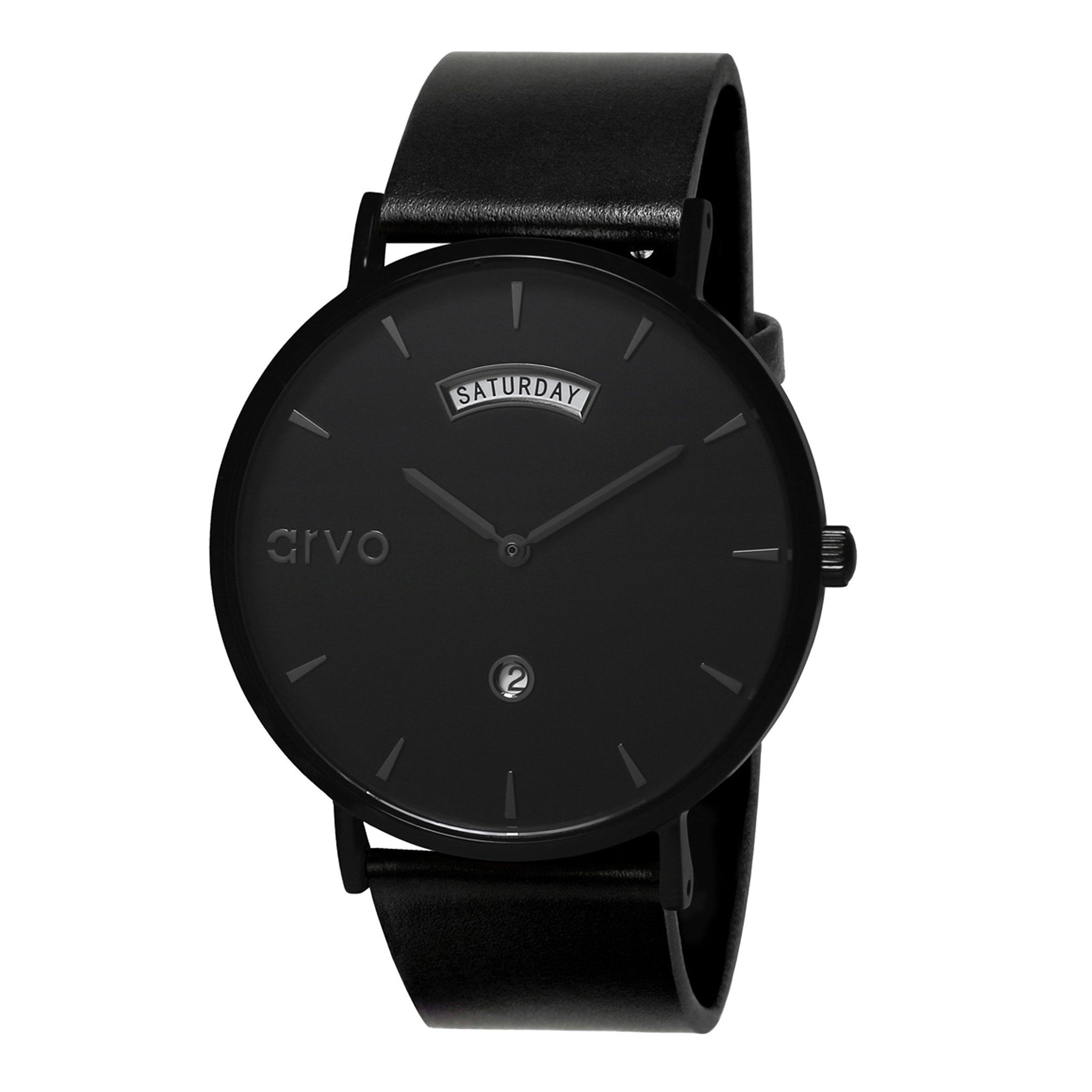 Buy Arvo Black Awristacrat Watch - Black Band by Arvo