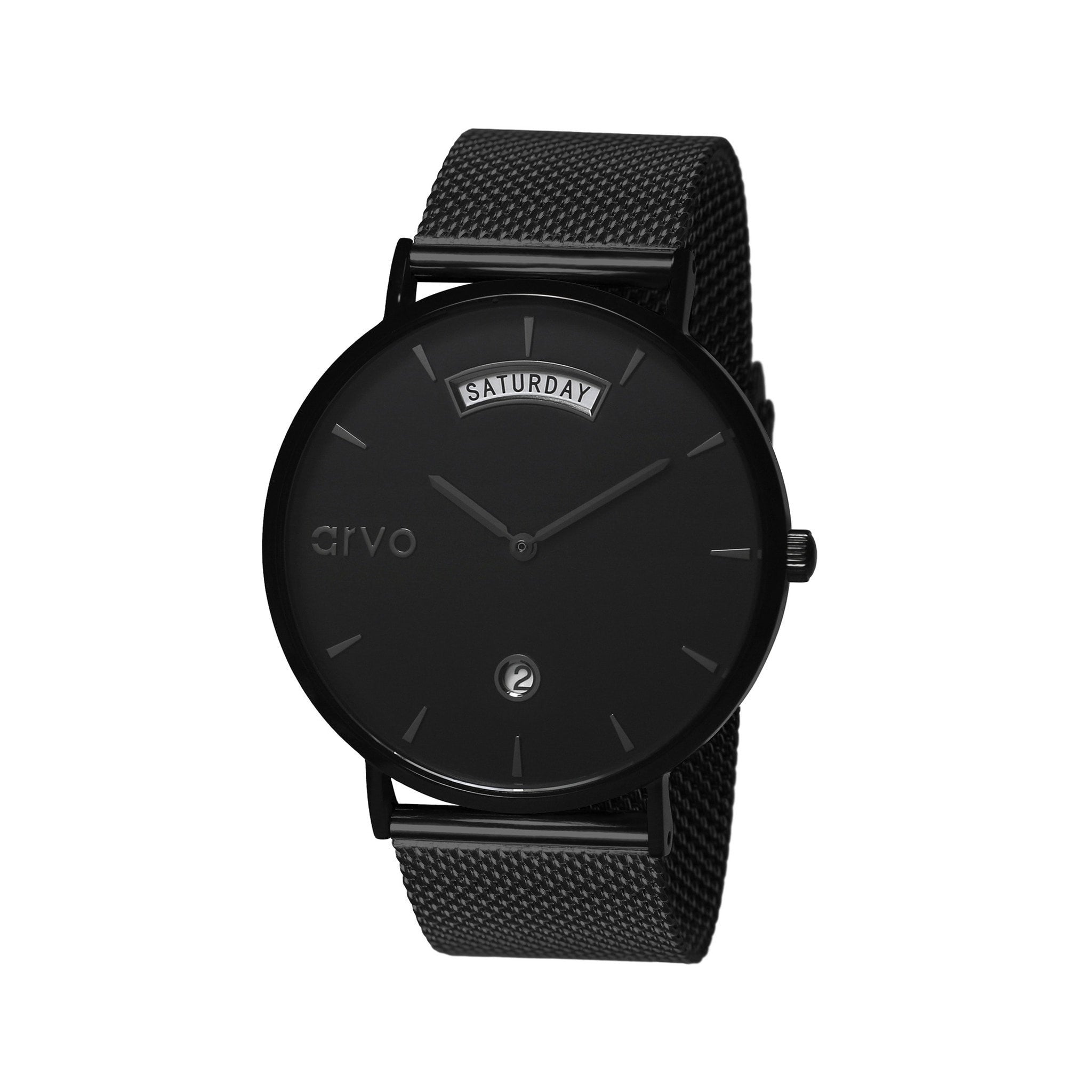 Buy Arvo Black Awristacrat Watch - Black Band by Arvo