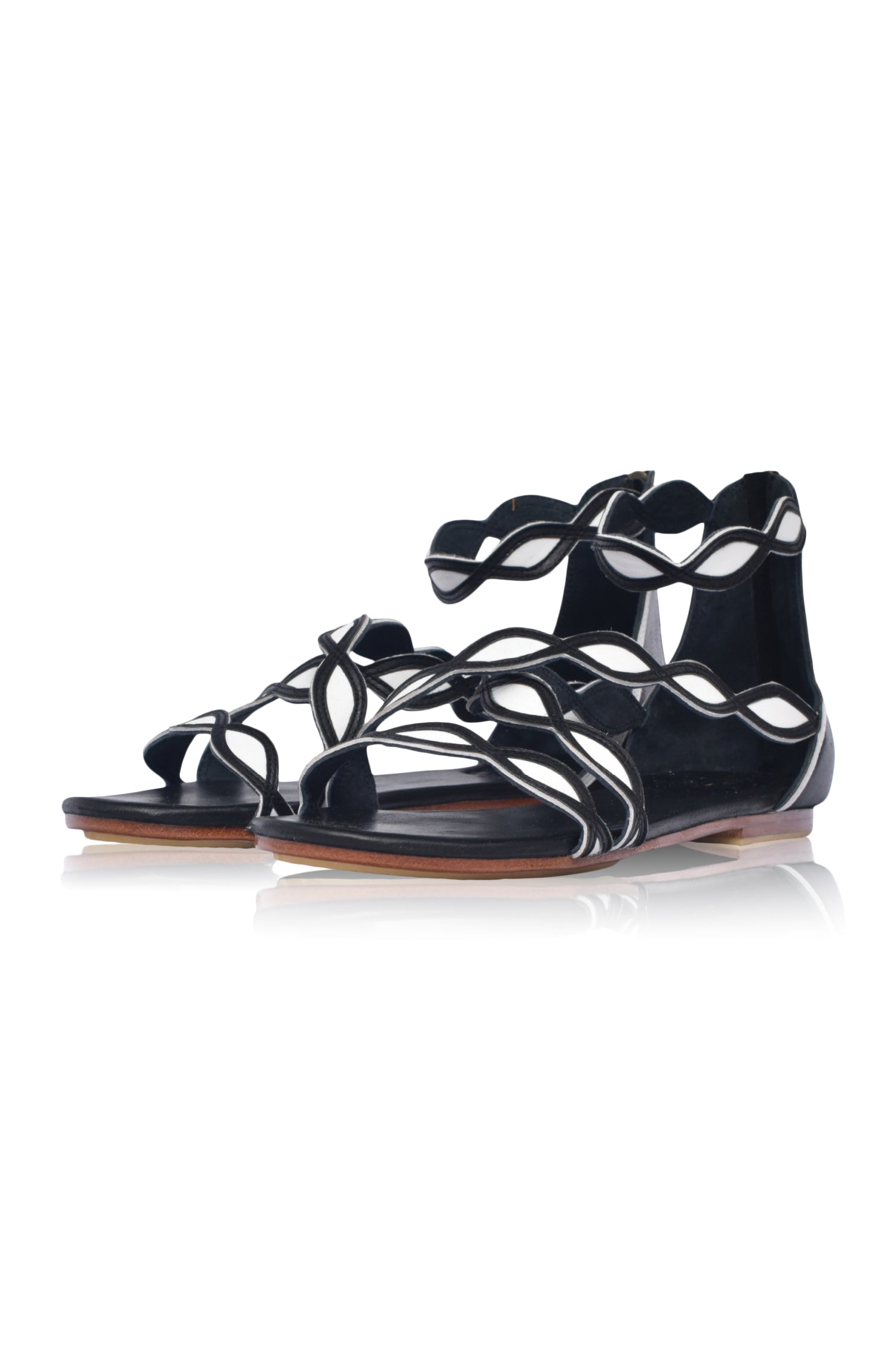 Buy Blossom Leather Sandals by Bali ELF