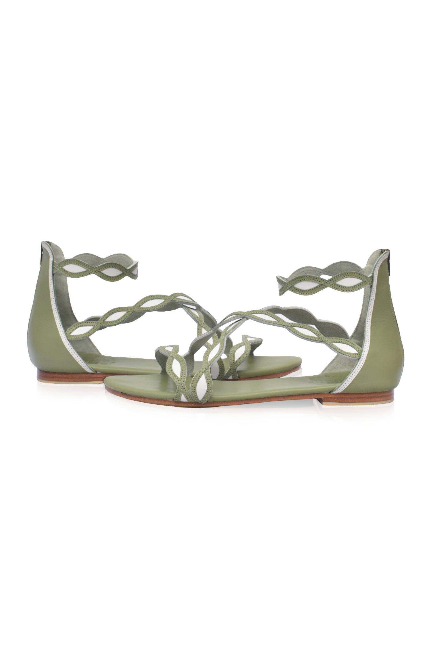 Buy Blossom Leather Sandals by Bali ELF