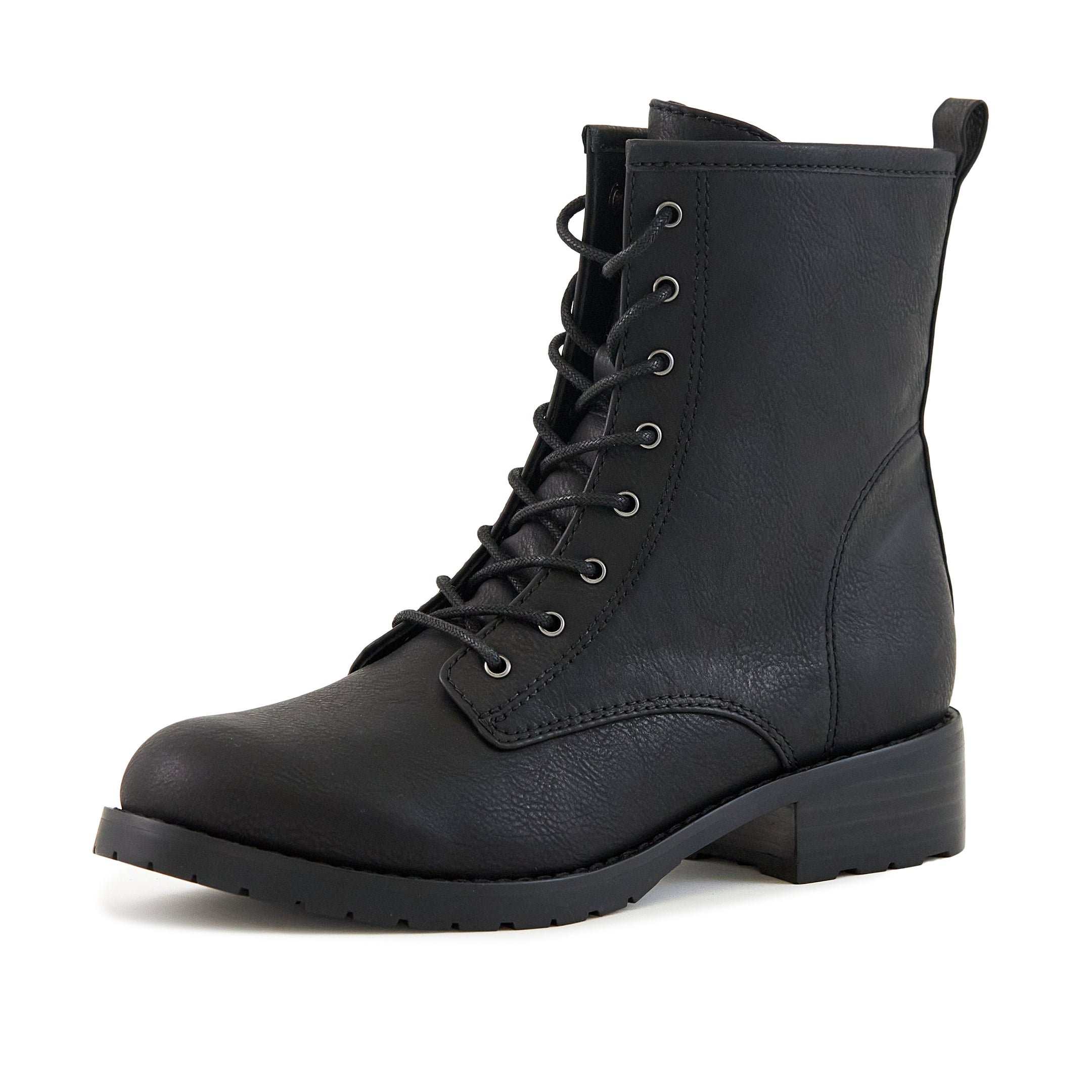 Buy Women's Combat Boots Black by Nest Shoes