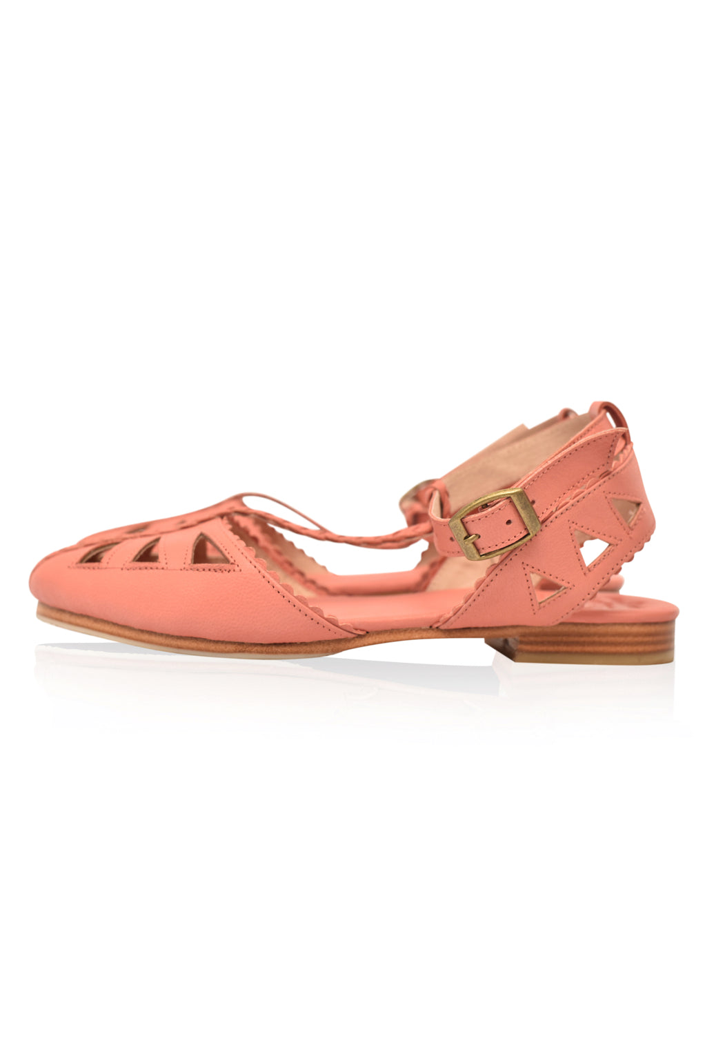 Buy Bounty T-strap Leather Sandals by Bali ELF