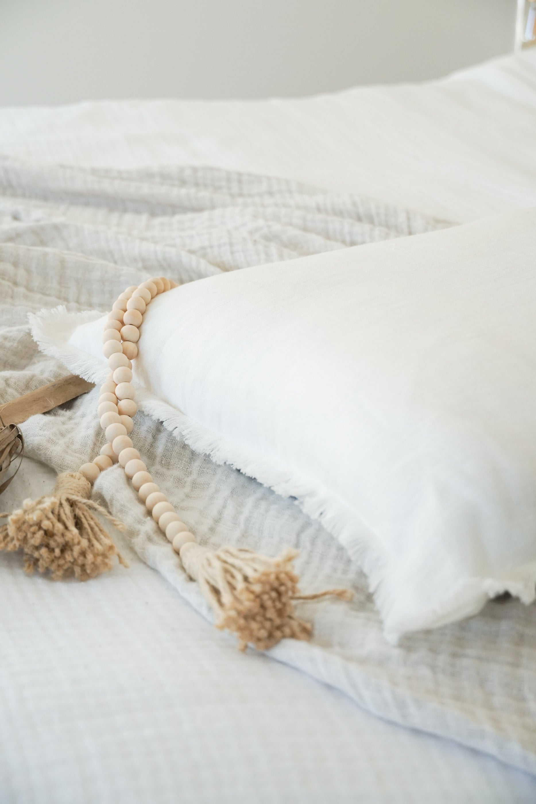 Buy White So Soft Linen Pillows by Anaya