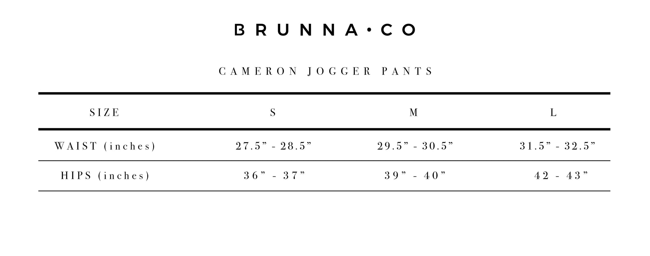 Buy CAMERON Bamboo Fleece Joggers by BrunnaCo