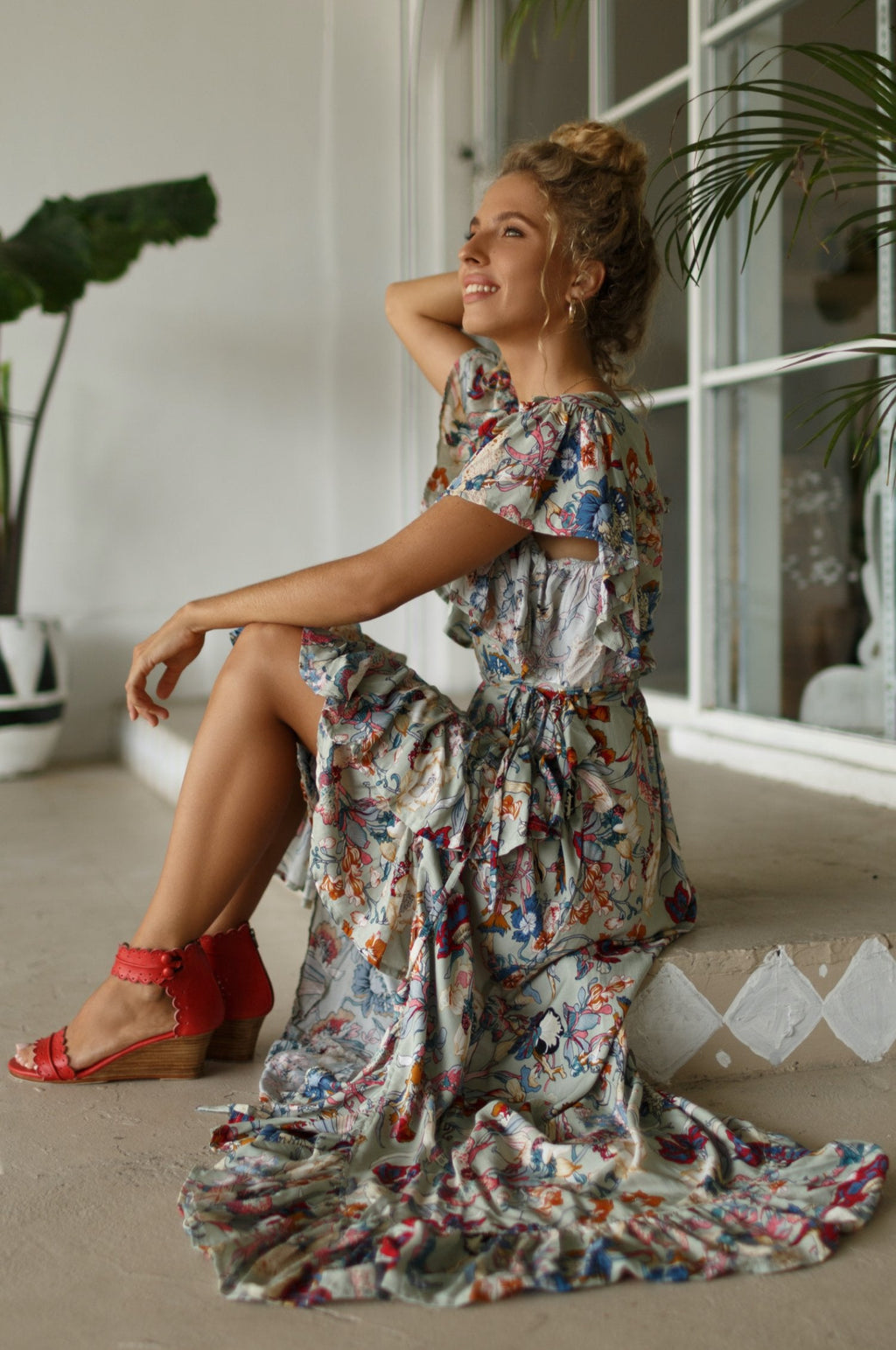 Buy Carmen Wrap Maxi Dress by ELF
