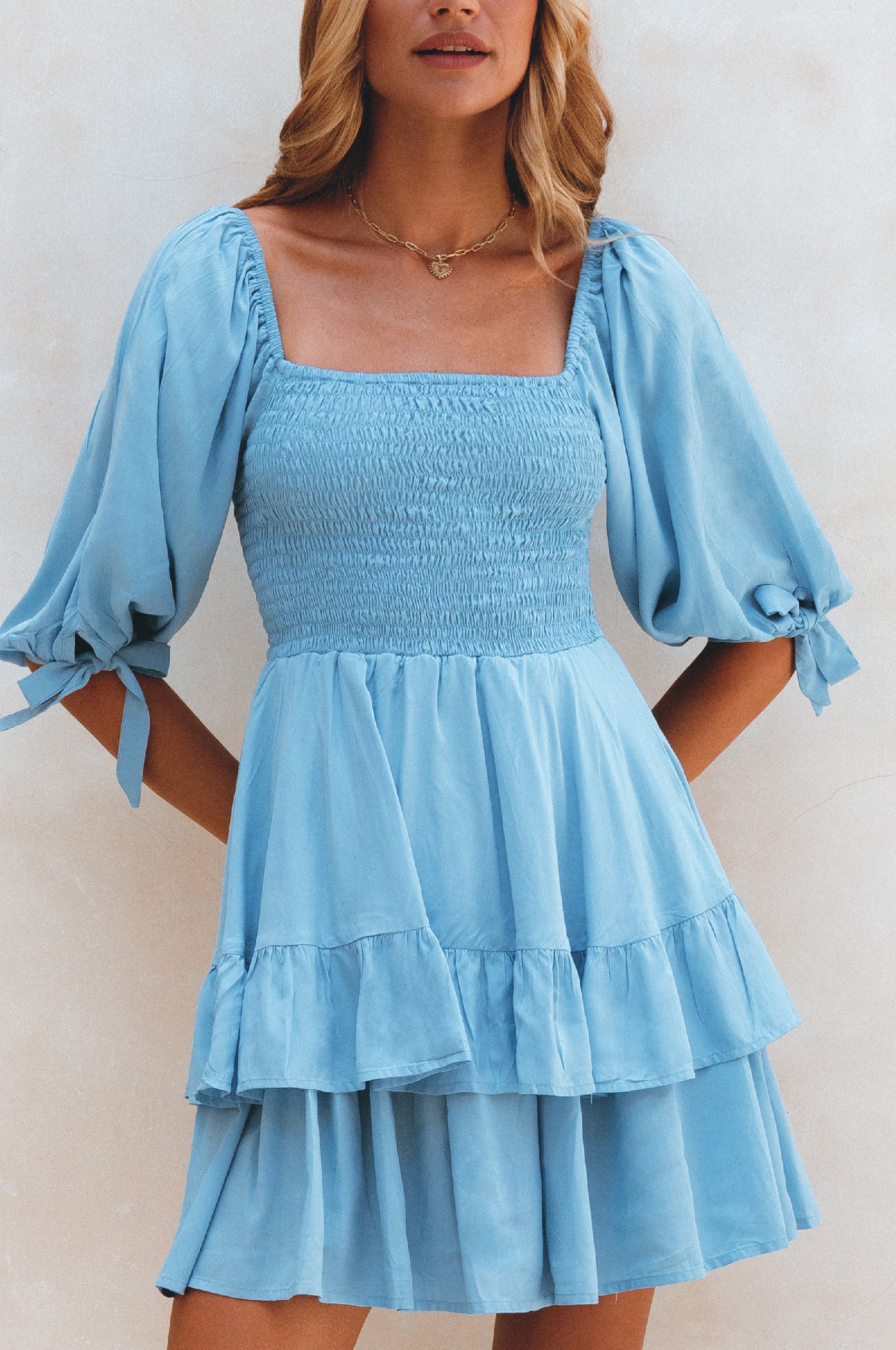 Buy Cha-Cha Ruffle Mini Dress by ELF