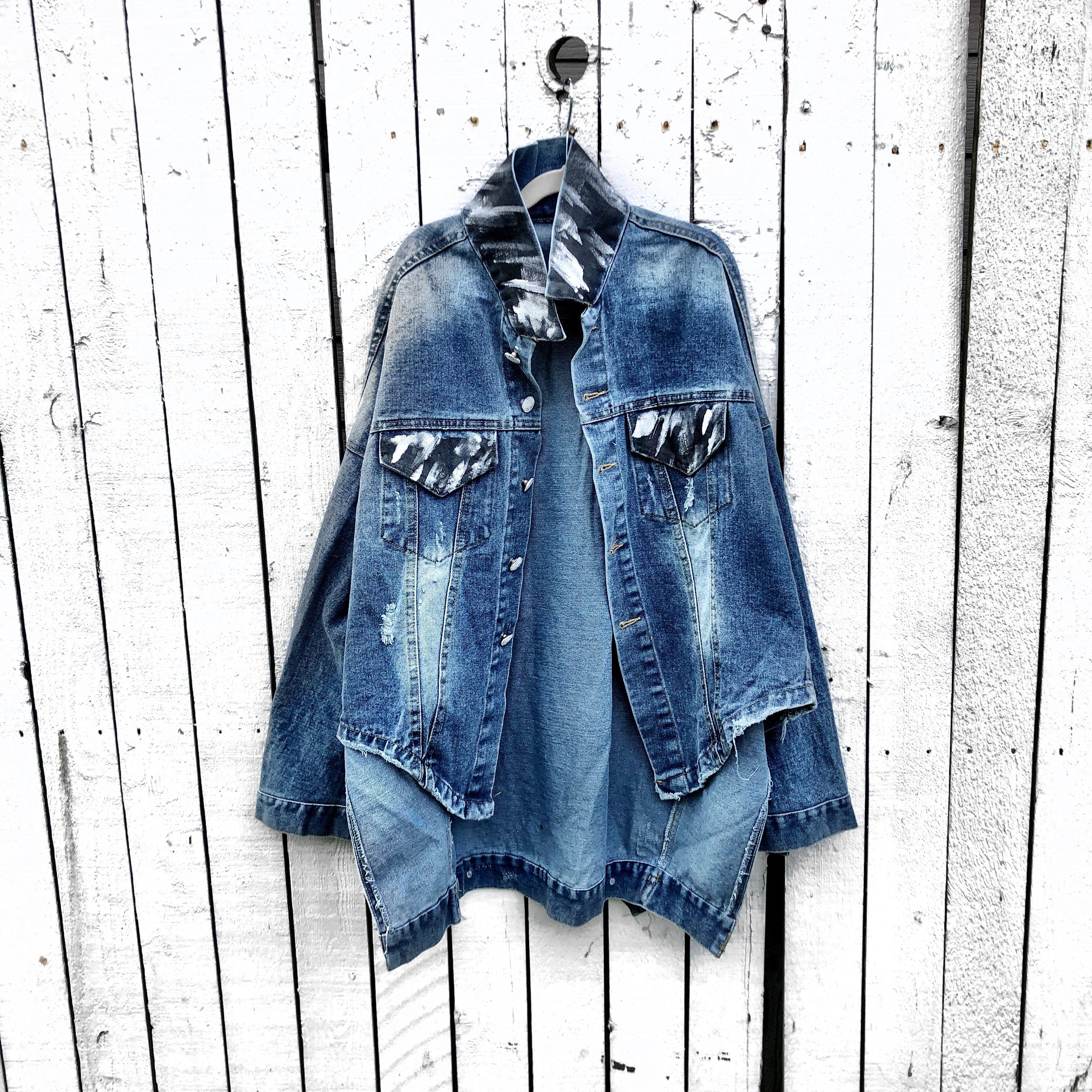 Buy DROPOUT' DENIM JACKET by Wren + Glory