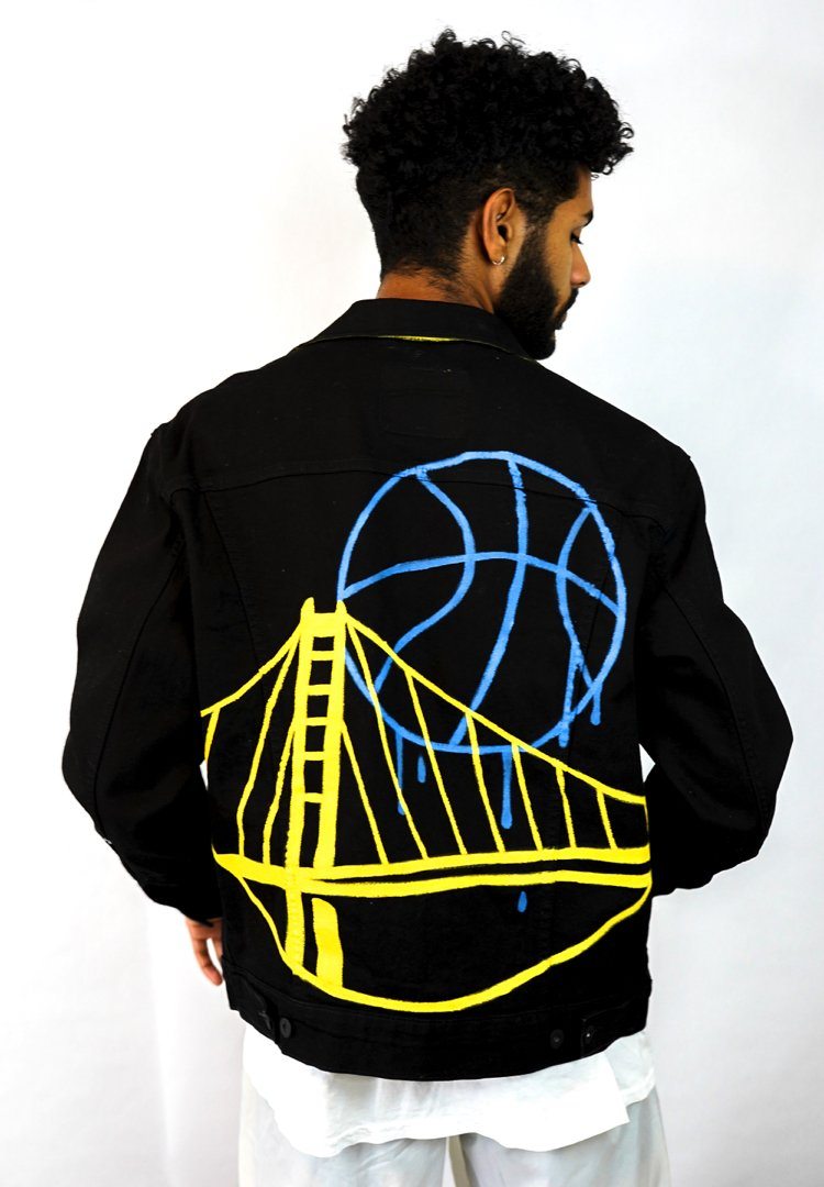 Buy GO WARRIORS' DENIM JACKET by Wren + Glory