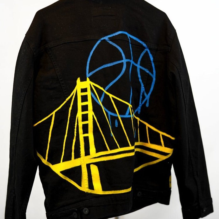 Buy GO WARRIORS' DENIM JACKET by Wren + Glory