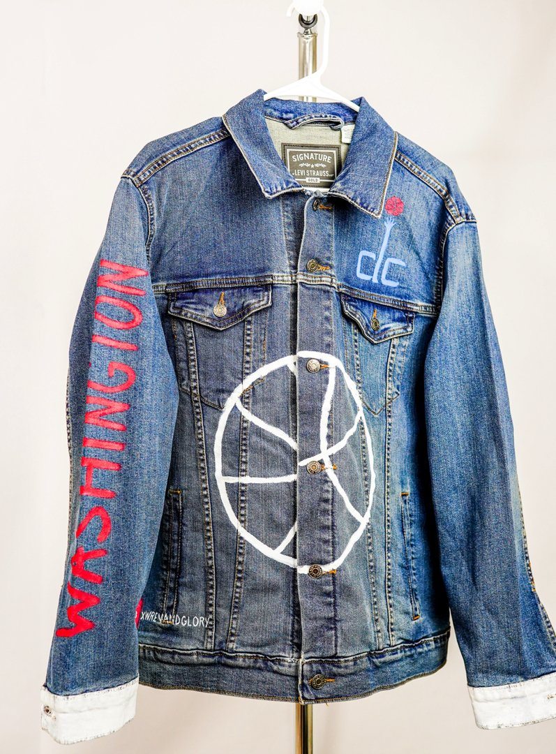 Buy GO WIZARDS' DENIM JACKET by Wren + Glory