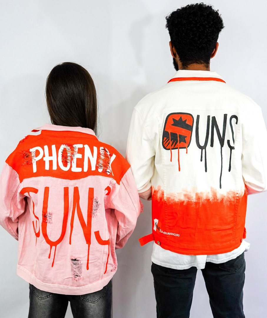 Buy GO SUNS' DENIM JACKET by Wren + Glory