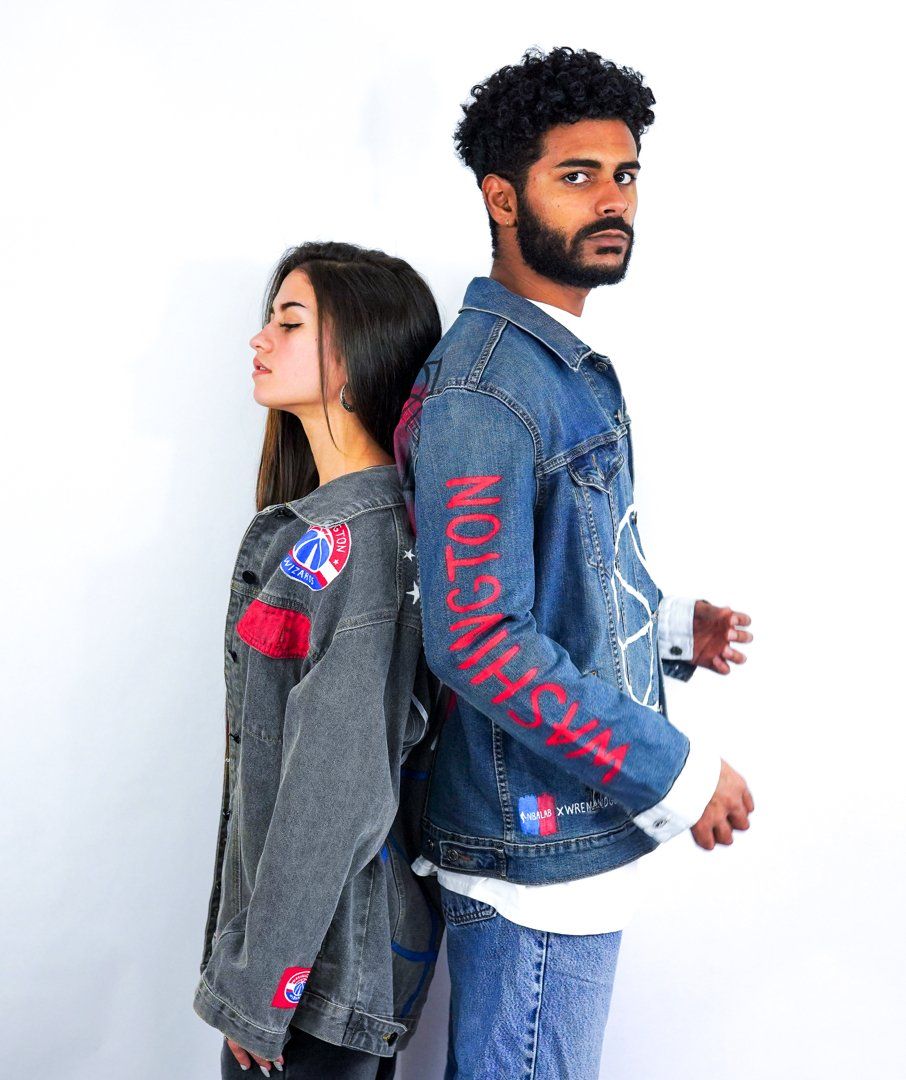 Buy GO WIZARDS' DENIM JACKET by Wren + Glory