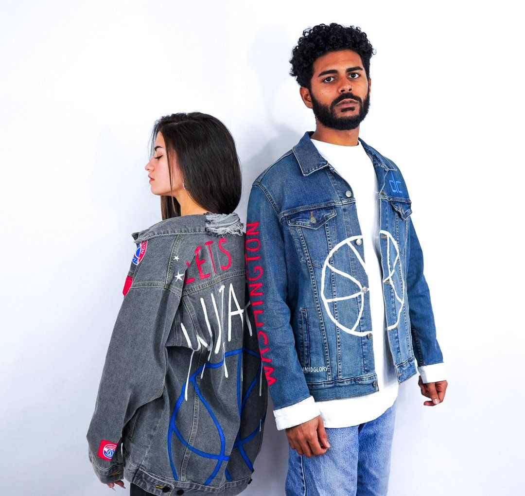 Buy GO WIZARDS' DENIM JACKET by Wren + Glory